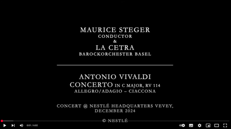 ANTONIO VIVALDI: CONCERTO in C Major, RV 114 | MAURICE STEGER & LA CETRA in Concert